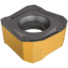 Iscar - S865 SNMU1305 Grade IC810 Carbide Milling Insert - AlTiN/TiN Finish, 0.2165" Thick, 13mm Inscribed Circle, 0.5mm Corner Radius - Benchmark Tooling