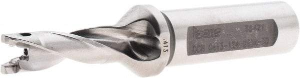 Iscar - 0.413" to 0.429" Diam, 3xD, 1.24" Max Depth, 5/8" Shank Diam, 3.77" OAL, Replaceable-Tip Drill - FCP, ICK, ICK-2M, ICM, ICP, iCP-2M Insert, 91188722 Toolholder, Series SumoCham - Benchmark Tooling