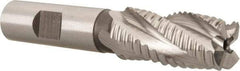 Hertel - 3/4" Diam, Coarse Pitch, 1-5/8" LOC, 4 Flute Cobalt Roughing Square End Mill - Uncoated, 3-3/4" OAL, 5/8" Shank Diam, Single End, 30° Helix - Benchmark Tooling