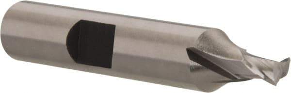 Hertel - 3/16", 3/16" LOC, 3/8" Shank Diam, 2-1/16" OAL, 2 Flute, Cobalt Square End Mill - Single End, Uncoated, Spiral Flute, 30° Helix, Centercutting, Right Hand Cut, Right Hand Flute - Benchmark Tooling