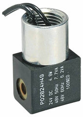 Parker - Direct Acting, Thermoplastic Solenoid Valve - Normally Closed, 232 Max PSI, FKM Seal - Benchmark Tooling