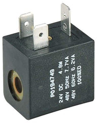 Parker - 12 DC Volt, Class F, Solenoid Coil - 5.5 Watt, IP 65 Enclosure, Use with Parker B Series Viking Valve - Benchmark Tooling