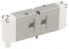 Parker - Single Solenoid 2 Position, Aluminum Solenoid Valve - Normally Open Through Ports 1 & 2, 145 Max PSI, Buna-N Seal - Benchmark Tooling