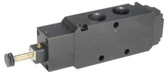 Parker - 3/4" NPT Port, Single Solenoid, 3 Way, Valveless Coil, Aluminum Solenoid Valve - Normally Closed, 145 Max PSI, Buna-N Seal - Benchmark Tooling