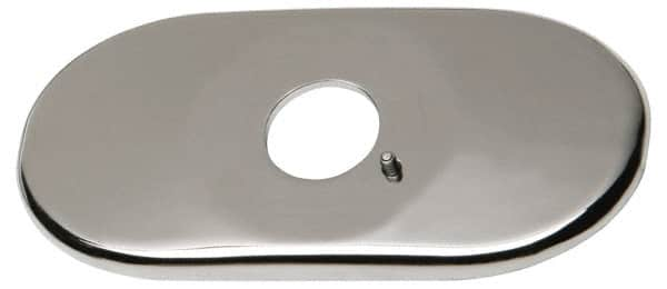 Chicago Faucets - Faucet Replacement 4" Cover Plate - Polished Chrome, Use with HyTronic IR Faucets - Benchmark Tooling