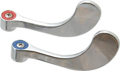 Chicago Faucets - Faucet Replacement Wristblade Handles - Chrome, Use with All Chicago Faucet Manual Faucets - Benchmark Tooling