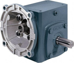 Boston Gear - 1 Centerline Distance, 15:1, 117 RPM Output, 0.33 Input Horsepower, 146 Lbs. Max Torque, Speed Reducer - Part No. F710-15-B5-J, Single Shaft Right, 5/8" Bore, 2.31" High, 56C NEMA - Benchmark Tooling