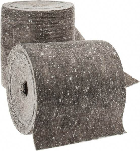 PRO-SAFE - 42 Gal Capacity per Package, Universal Roll - 150' Long x 14" Wide, Gray, Polypropylene - Benchmark Tooling
