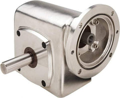 Boston Gear - 1-3/4 Centerline Distance, 10:1, 175 RPM Output, 1.61 Input Horsepower, 536 Lbs. Max Torque, Speed Reducer - Part No. SSF71810KB5GS, Single Shaft Left, 5/8" Bore, 3.81" High, 56C NEMA - Benchmark Tooling