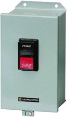 Square D - 2 Poles, 18 Amp, M-0 NEMA, Enclosed Pushbutton Manual Motor Starter - 1 hp at 115 VAC & 2 hp at 230 VAC, CSA, NEMA 12 & UL Listed - Benchmark Tooling