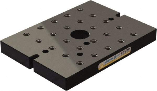 Jergens - 250mm Long x 340mm Wide x 35mm High Aluminum Fixture Plate - 35mm Plate Thickness - Benchmark Tooling