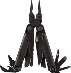 Leatherman - 21 Piece, Multi-Tool Set - Stainless Steel, 7" OAL, 4-3/8" Closed Length - Benchmark Tooling