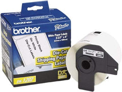 Brother - 3.91" Wide x 2-13/32" Long, White Paper Shipping Label - For Label Maker - Benchmark Tooling