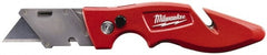 Milwaukee Tool - Fixed Blade Folding Utility Knife - Benchmark Tooling