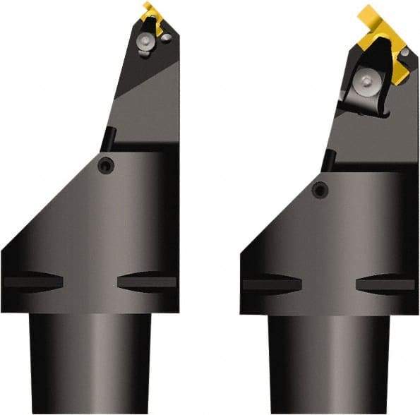 Seco - 10EL Insert, 109.98mm Head Length, 0.03" Min Groove Width, Modular Grooving Cutting Unit Head - Left Hand Cut, System Size C6, Series Seco-Capto - Benchmark Tooling