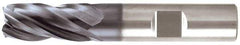 Niagara Cutter - 1", 4 Flute, Single End, Solid Carbide, 0.03" Corner Radius End Mill - 5" OAL, Right Hand Flute, 2" LOC, Right Hand Cut - Benchmark Tooling