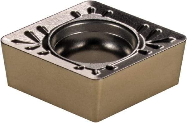 Walter - CCMT32.52 PM5 Grade WSM30 Carbide Turning Insert - TiAlN/Al2O3/ZrCN Finish, 80° Diamond, 3/8" Inscr Circle, 5/32" Thick, 1/32" Corner Radius - Benchmark Tooling