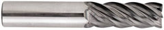 Niagara Cutter - 5/8" Diam 5 Flute Solid Carbide 0.045" Corner Radius End Mill - Benchmark Tooling