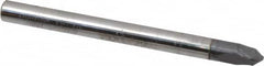 Niagara Cutter - 1/4" Diam, 1/4" LOC, 2 Flute Solid Carbide Ball End Mill - AlTiN Finish, Single End, 3" OAL, 1/4" Shank Diam, Spiral Flute - Benchmark Tooling