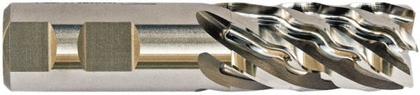 Niagara Cutter - 2" Diam 6 Flute Cobalt 0.04" Chamfer Width Corner Chamfer End Mill - Benchmark Tooling