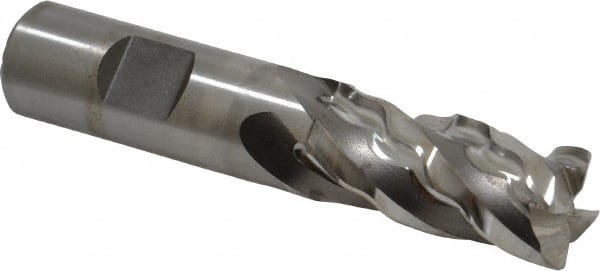 Niagara Cutter - 1-1/4" Diam 4 Flute Cobalt 0.04" Chamfer Width Corner Chamfer End Mill - Benchmark Tooling