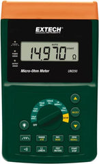 Extech - Digital LCD Display, 600 Megohm Electrical Insulation Resistance Tester & Megohmmeter - Powered by 11.1V Battery & Rechargeable Li-Polymer Battery - Benchmark Tooling