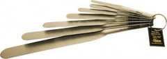 Albion Engineering - 1" Wide Spring Blade Stainless Steel Spatula Set - Flexible, Straight Stainless Steel Handle, 12" OAL - Benchmark Tooling