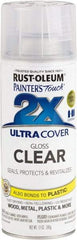 Rust-Oleum - Clear, Gloss, Enamel Spray Paint - 8 Sq Ft per Can, 12 oz Container, Use on Multipurpose - Benchmark Tooling