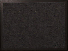 MasterVision - 17.72" Wide x 23.62" High Cork Bulletin Board - Fabric, Black - Benchmark Tooling