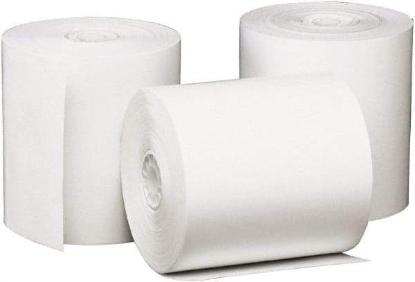 UNIVERSAL - White Adding Machine Paper Rolls - Use with Point of Sale Machines - Benchmark Tooling