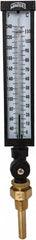 Winters - 30 to 240°F, Industrial Thermometer with Standard Thermowell - 3 Inch Immersion Length, 3-1/2 Inch Stem Length, 17 Inch Long, 3/4 Inch Thread - Benchmark Tooling