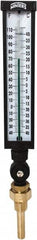 Winters - -40 to 110°F, Industrial Thermometer with Standard Thermowell - 3 Inch Immersion Length, 3-1/2 Inch Stem Length, 17 Inch Long, 3/4 Inch Thread - Benchmark Tooling