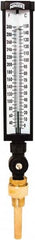 Winters - 30 to 300°F, Industrial Thermometer with Standard Thermowell - 3 Inch Immersion Length, 3-1/2 Inch Stem Length, 17 Inch Long, 3/4 Inch Thread - Benchmark Tooling