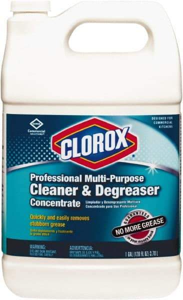 Clorox - 1 Gal Bottle Cleaner/Degreaser - Liquid, Citrus - Benchmark Tooling