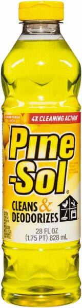 Pine-Sol - 28 oz Bottle All-Purpose Cleaner - Liquid, Lemon - Benchmark Tooling