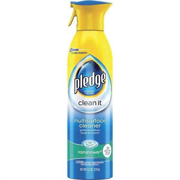 Pledge - 9.7 oz Aerosol All-Purpose Cleaner - Aerosol, Rainshower - Benchmark Tooling