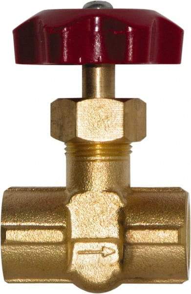Winters - 1/4" Pipe, FNPT x FNPT End Connection, Lead Free Brass Pressure Regulating Valve - Buna N Seal, 0 to 400 psi Working Pressure - Benchmark Tooling