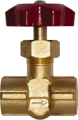 Winters - 1/4" Pipe, FNPT x FNPT End Connection, Lead Free Brass Pressure Regulating Valve - Buna N Seal, 0 to 400 psi Working Pressure - Benchmark Tooling