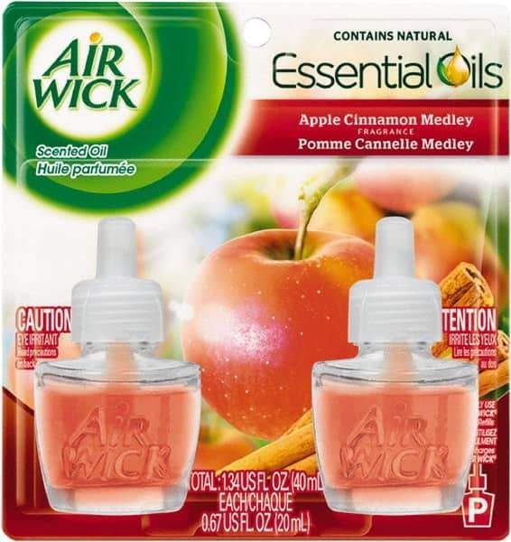 Air Wick - 0.67 oz Air Freshener Dispenser Refill - Apple Cinnamon, Compatible with Air Wick Oil Warmers - Benchmark Tooling