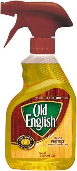 Old English - 12 Fluid Ounce Liquid Furniture Polish - Lemon Scent, Spray Bottle - Benchmark Tooling