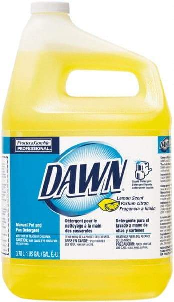 Dawn - 1 Gal Bottle Manual Dishwashing Liquid - Lemon Scented - Benchmark Tooling