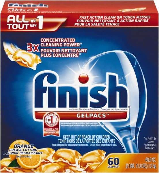 Finish - 43 oz Box Automatic Dishwashing Gel - Orange Scented - Benchmark Tooling