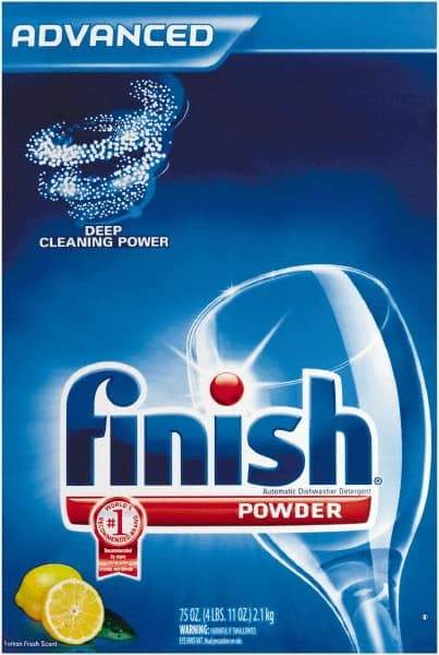 Finish - 75 oz Box Automatic Dishwashing Powder - Lemon Scented - Benchmark Tooling