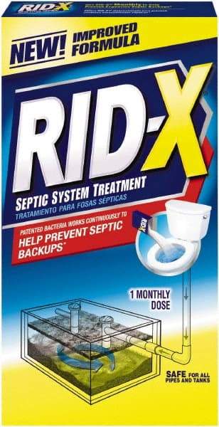 Rid-X - 9.8 oz Powder Drain Opener - Unscented, Box - Benchmark Tooling