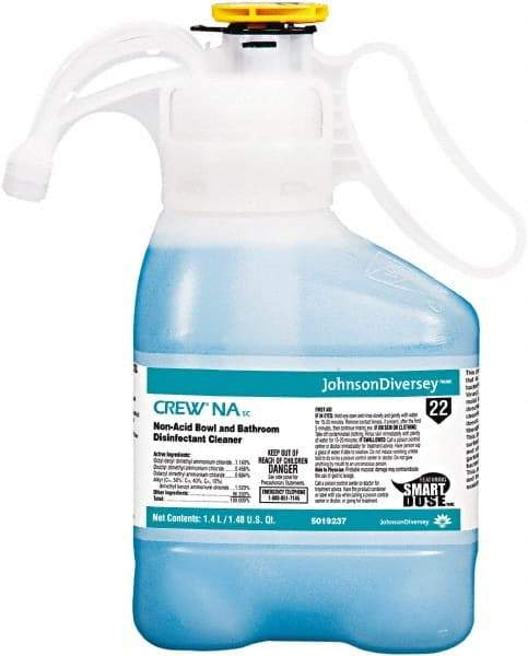 Diversey - 47 oz Bottle Liquid Bathroom Cleaner - Floral Scent, Disinfectant, Nonacidic, Toilet Bowl - Benchmark Tooling