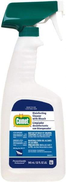 Comet USA LLC - 32 oz Spray Bottle Liquid Bathroom Cleaner - Fresh Scent, Disinfectant, General Purpose Cleaner - Benchmark Tooling