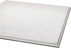 Armstrong World - 24" Long x 24" Wide, Wet-Formed Mineral Fiber Acoustic Ceiling Tile - ASTM E1264 Specification, White - Benchmark Tooling
