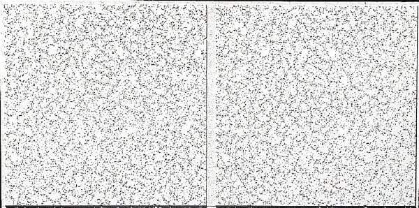 Armstrong World - 48" Long x 24" Wide, Wet-Formed Mineral Fiber Acoustic Ceiling Tile - ASTM E1264 Specification, White - Benchmark Tooling