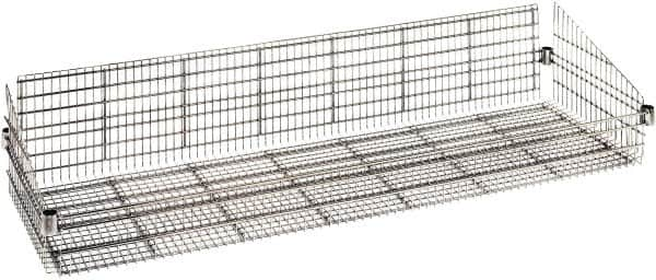 Quantum Storage - Wire Basket Unit - 60" Wide x 18" Deep x 10" High, - Benchmark Tooling