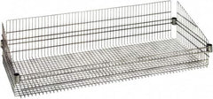 Quantum Storage - Wire Basket Unit - 48" Wide x 18" Deep x 10" High, - Benchmark Tooling